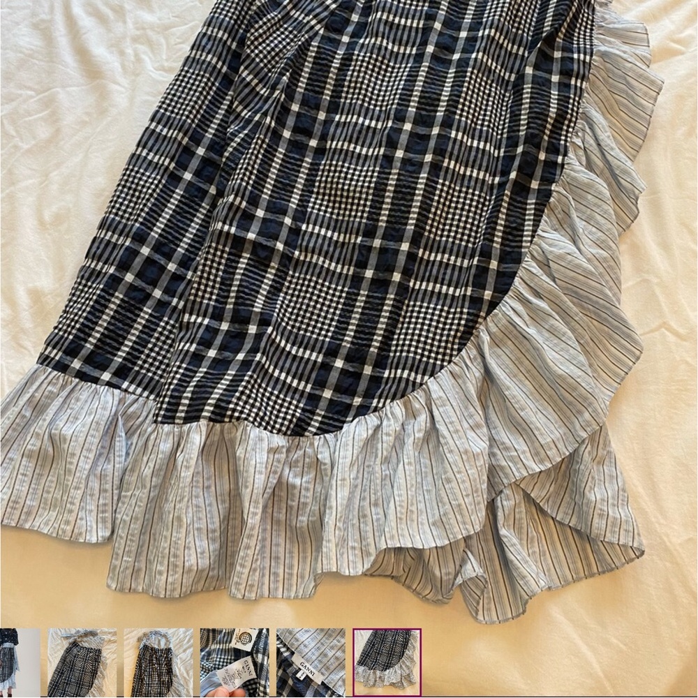 Ganni Charon Ruffle Wrap Skirt - Picture 6 of 6